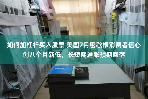 如何加杠杆买入股票 美国7月密歇根消费者信心创八个月新低，长短期通胀预期回落