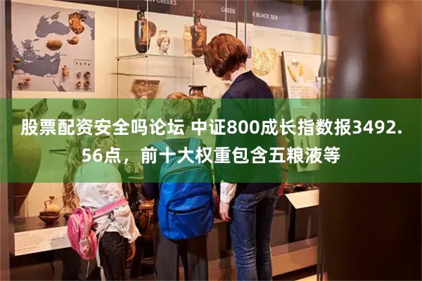 股票配资安全吗论坛 中证800成长指数报3492.56点，前十大权重包含五粮液等