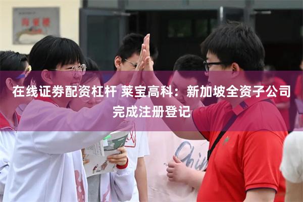 在线证劵配资杠杆 莱宝高科：新加坡全资子公司完成注册登记