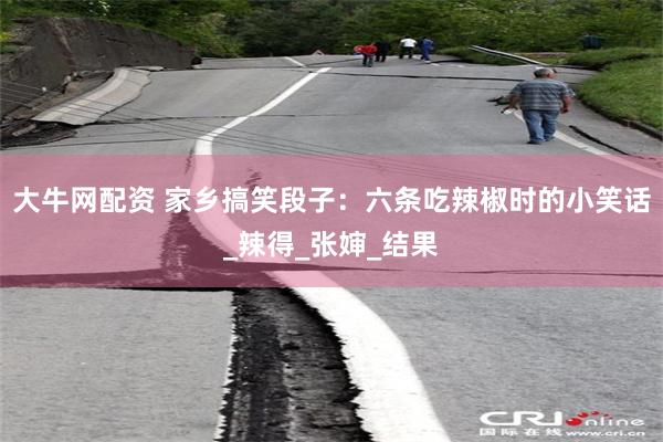 大牛网配资 家乡搞笑段子：六条吃辣椒时的小笑话_辣得_张婶_结果