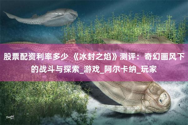 股票配资利率多少 《冰封之焰》测评：奇幻画风下的战斗与探索_游戏_阿尔卡纳_玩家